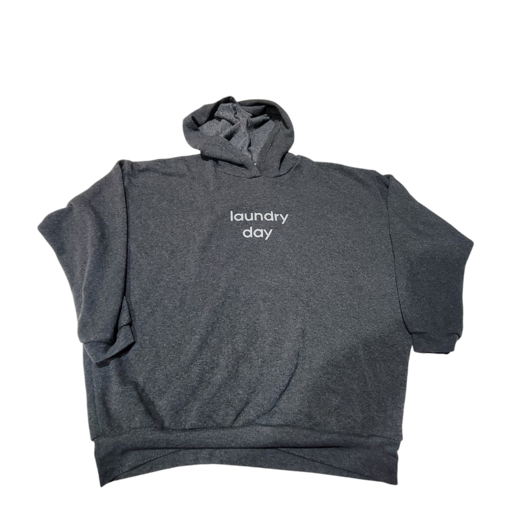 Project Social T Laundry Day Gray Oversized Soft‎ Sweatshirt Size Small